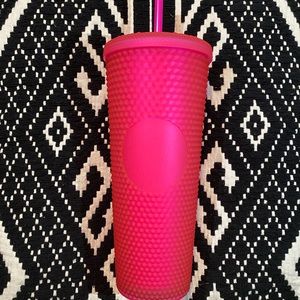 Fall 2021 Bright Pink Diamond Matte Tumbler